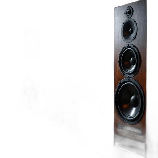 3d render, photorealistic, speakers, receiver transparent PNG cut-out
