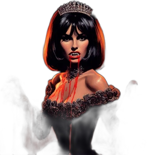 crown, dress, comic book art, fantasy art, concept art, photorealistic, ominous, scene transparent PNG cut-out