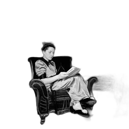 jacket, furniture, staff, face, concept art, pencil sketch, comic book art, cartoon transparent PNG cut-out