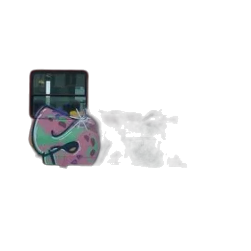 bottle, robot, food, weapon, vaporwave, pixel art, concept art, 3d render transparent PNG cut-out