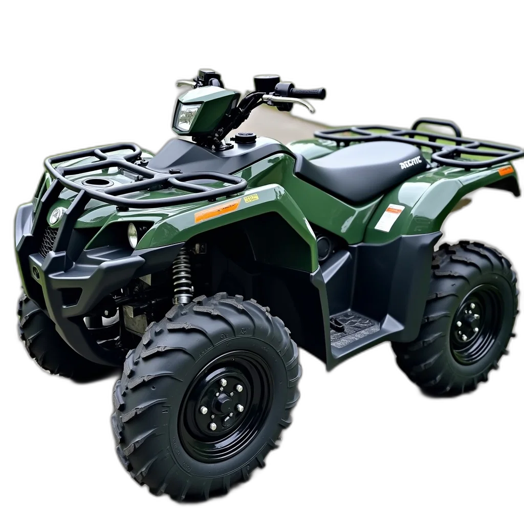car, 3d render, black, green, arctic, cat, all-terrain, vehicle transparent PNG cut-out
