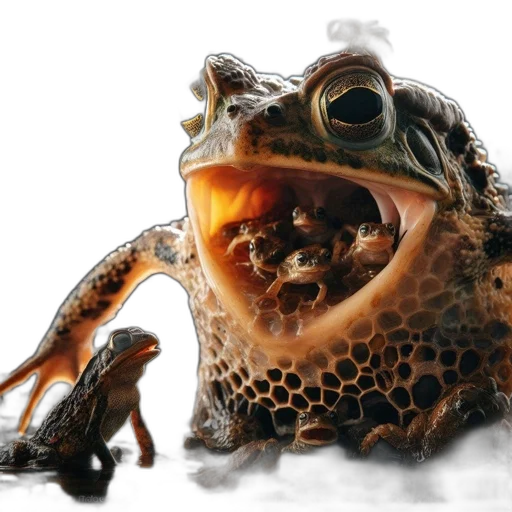 animal, dragon, creature, mask, photorealistic, concept art, 3d render, fantasy art transparent PNG cut-out