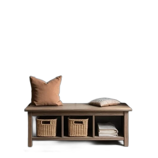 furniture, 3d render, photorealistic, earth tones transparent PNG cut-out