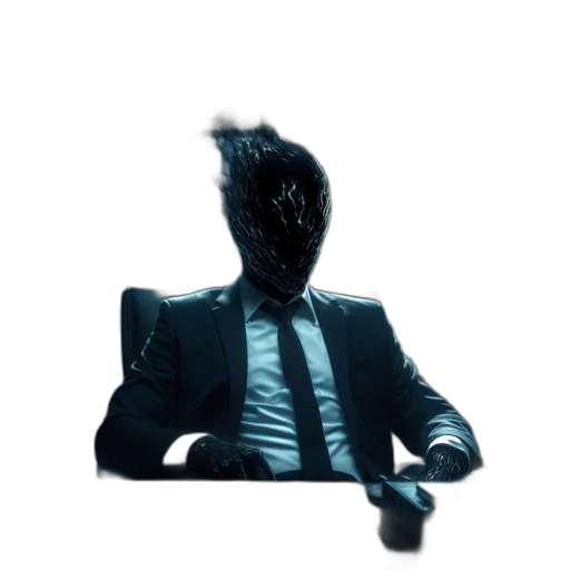 mask, staff, jacket, robot, concept art, 3d render, pixel art, cyberpunk transparent PNG cut-out