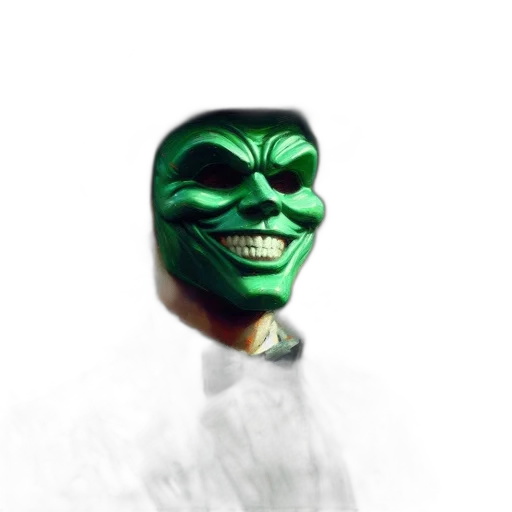 mask, face, staff, creature, 3d render, concept art, photorealistic, comic book art transparent PNG cut-out