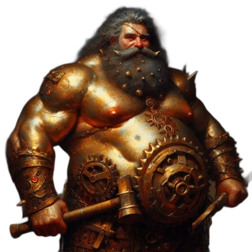 sword, weapon, fantasy art, concept art, photorealistic, 3d render, muscular, man transparent PNG cut-out