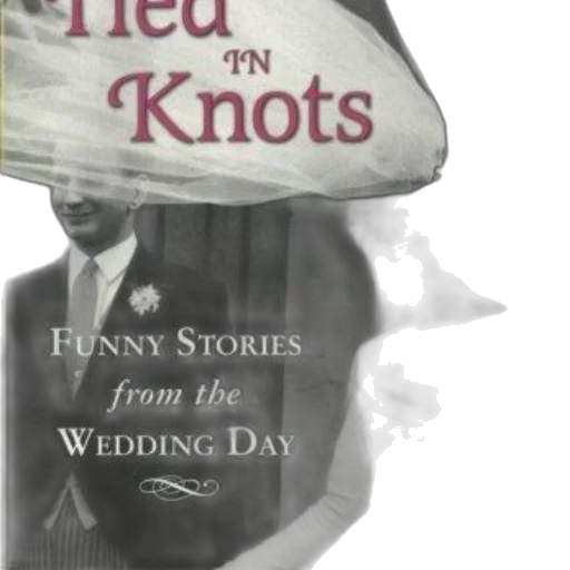 black, white, image, bride, groom, text, tied, knots transparent PNG cut-out
