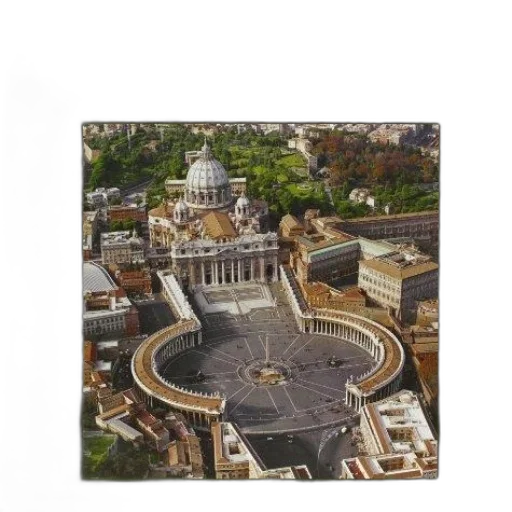 building, crown, hat, jewelry, photorealistic, concept art, 3d render, vatican transparent PNG cut-out
