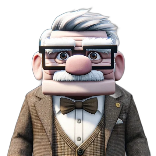 staff, face, mask, 3d render, concept art, cartoon, photorealistic, elderly transparent PNG cut-out