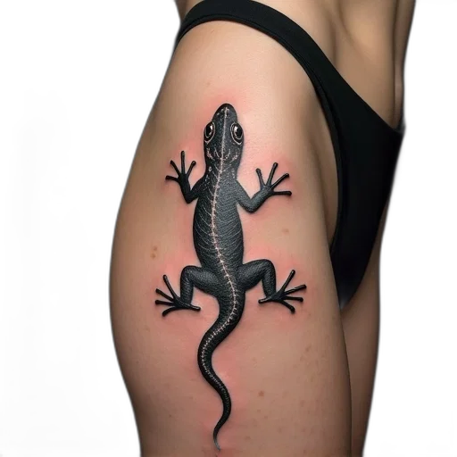 dragon, animal, creature, photorealistic, concept art, tattoo, lizard, design transparent PNG cut-out
