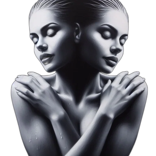 face, mask, jewelry, crown, photorealistic, pencil sketch, fantasy art, concept art transparent PNG cut-out
