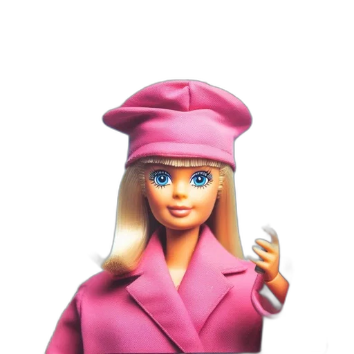 hat, staff, jacket, dress, vaporwave, 3d render, cartoon, concept art transparent PNG cut-out