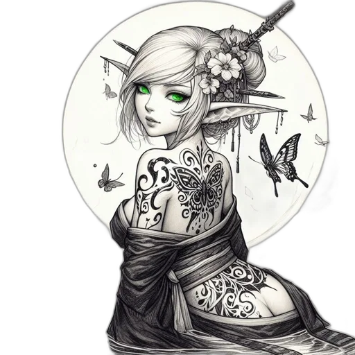 staff, mask, jewelry, dress, fantasy art, concept art, pixel art, anime transparent PNG cut-out