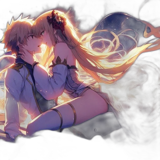 dragon, anime, watercolor, concept art, fantasy art, fire, neon lights, underwater transparent PNG cut-out