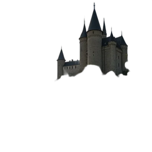 crown, building, staff, dragon, 3d render, concept art, pixel art, fantasy art transparent PNG cut-out