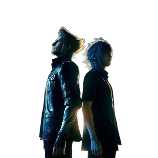 jacket, mask, crown, concept art, cyberpunk, 3d render, outer space, neon lights transparent PNG cut-out