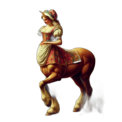 dress, animal, hat, crown, concept art, photorealistic, fantasy art, 3d render transparent PNG cut-out
