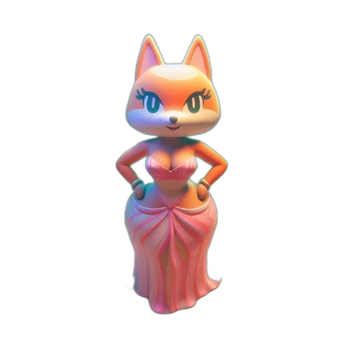 dress, animal, creature, robot, 3d render, concept art, pixel art, fantasy art transparent PNG cut-out