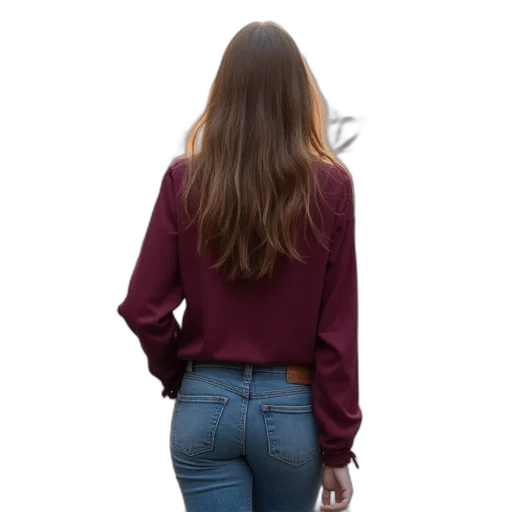 jacket, dress, hair, staff, photorealistic, 3d render, concept art, watercolor transparent PNG cut-out