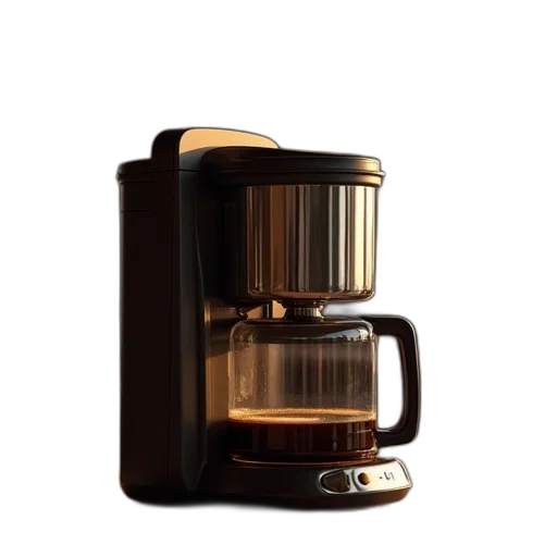 3d render, photorealistic, coffee, maker, says, baritas, brew, better transparent PNG cut-out