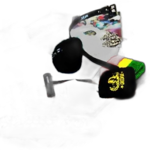 3d render, remote, control, sits, top, pile, books, other transparent PNG cut-out