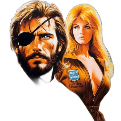 jacket, weapon, mask, comic book art, concept art, fantasy art, photorealistic, man transparent PNG cut-out