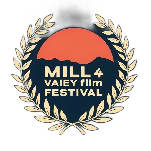 mill, valley, film, festival, logo, words transparent PNG cut-out