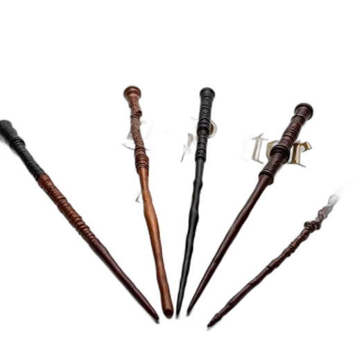 staff, sword, umbrella, weapon, collection, harry, potter, wands transparent PNG cut-out