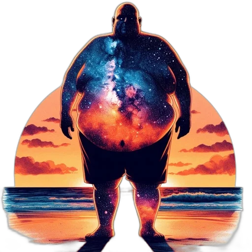 jacket, creature, dress, robot, concept art, vaporwave, watercolor, fantasy art transparent PNG cut-out