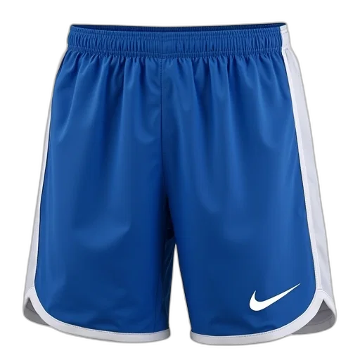 blue, pair, white, athletic, shorts, stripe, sides, nike transparent PNG cut-out