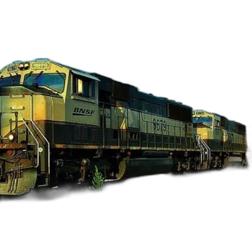 weapon, animal, car, photorealistic, 3d render, concept art, bnsf, train transparent PNG cut-out
