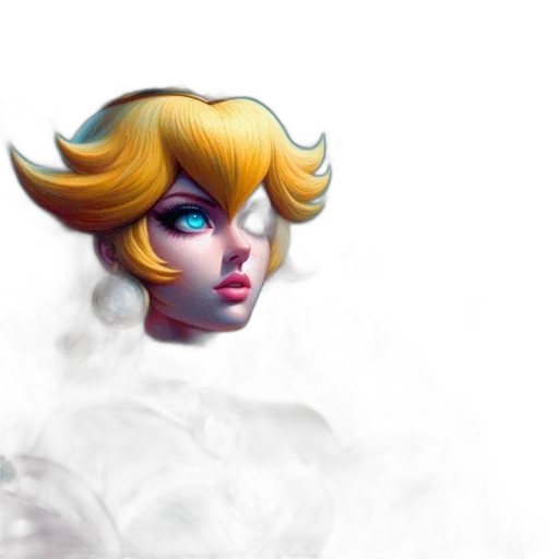 mask, face, crown, fantasy art, concept art, 3d render, photorealistic, pastel transparent PNG cut-out