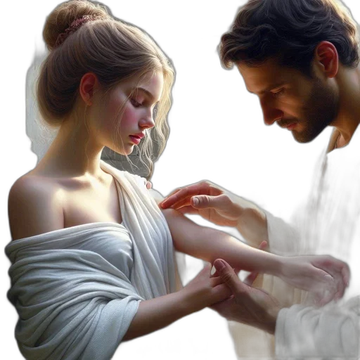 dress, oil painting, photorealistic, concept art, fantasy art, underwater, fire, forest transparent PNG cut-out