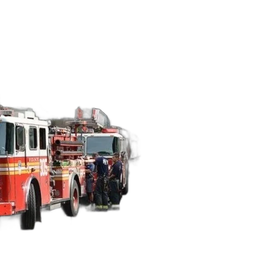 staff, weapon, 3d render, fire, group, firefighters, stand, front transparent PNG cut-out