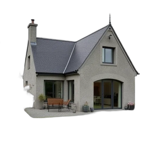 building, 3d render, photorealistic, crescent, ballachinagh, kildare transparent PNG cut-out