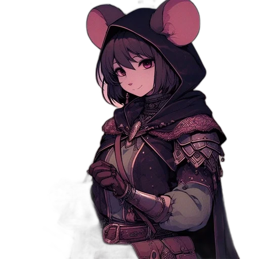 jacket, staff, hat, weapon transparent PNG cut-out