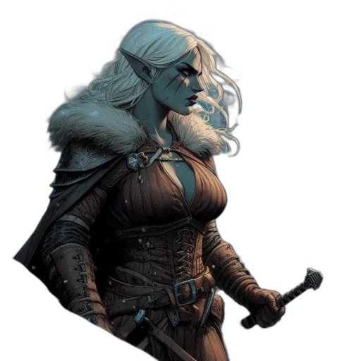 staff, sword, face, fantasy art, concept art, comic book art, pixel art, dark transparent PNG cut-out