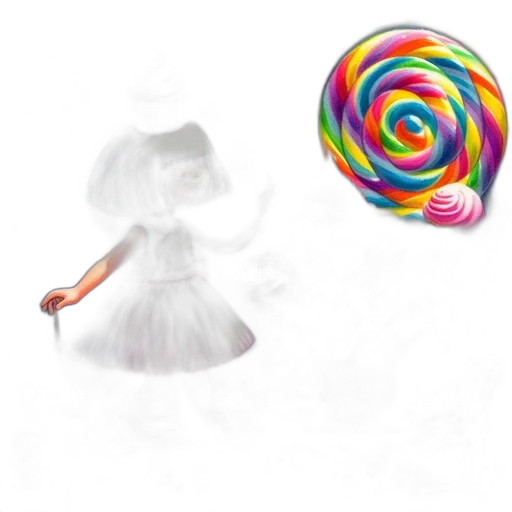 umbrella, staff, weapon, dress, concept art, 3d render, photorealistic, pixel art transparent PNG cut-out