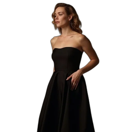 dress, dark, megan, hensworth transparent PNG cut-out