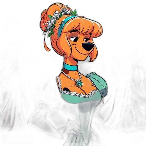 crown, flower, jewelry, concept art, cartoon, fantasy art, watercolor, animated transparent PNG cut-out