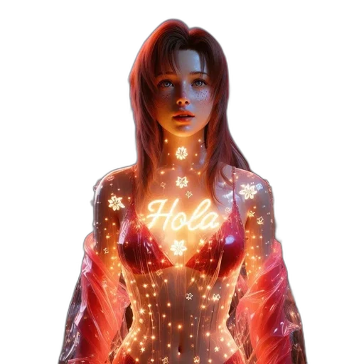 dress, jacket, robot, bottle, concept art, comic book art, cyberpunk, fantasy art transparent PNG cut-out