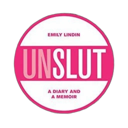 unslut, diary, memoir, emily, lindin, featuring, pink, white transparent PNG cut-out