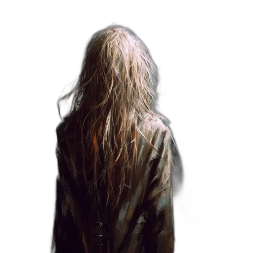 hair, jacket, dress, face, photorealistic, watercolor, fantasy art, concept art transparent PNG cut-out