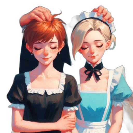 dress, crown, staff, jewelry, oil painting, concept art, pixel art, anime transparent PNG cut-out