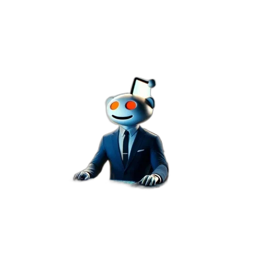 robot, creature, staff, animal, 3d render, pixel art, concept art, cartoon transparent PNG cut-out