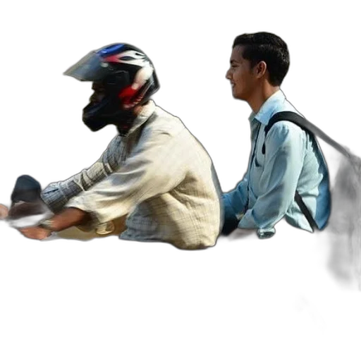 mask, jacket, car, staff transparent PNG cut-out