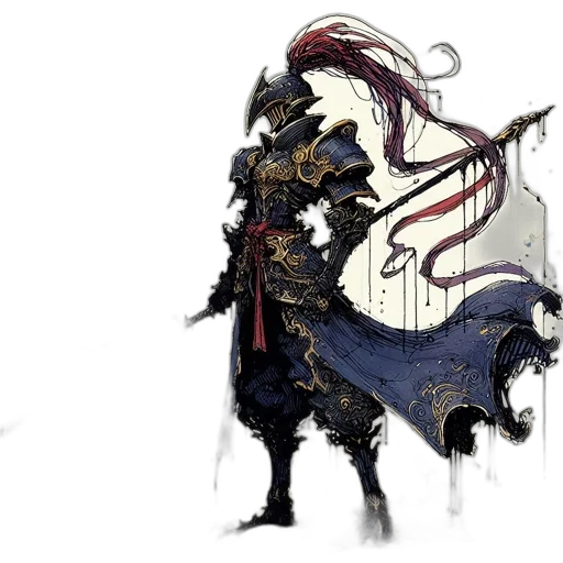 sword, weapon, concept art, fantasy art, pixel art, anime, dark, monochrome transparent PNG cut-out