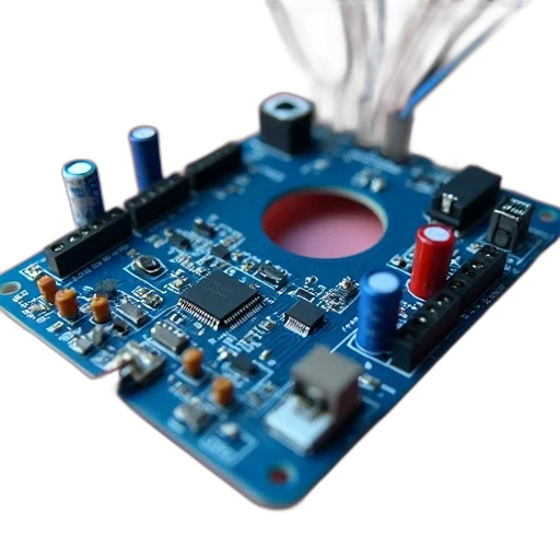 robot, 3d render, close-up, image, circuit, board, various, electronic transparent PNG cut-out
