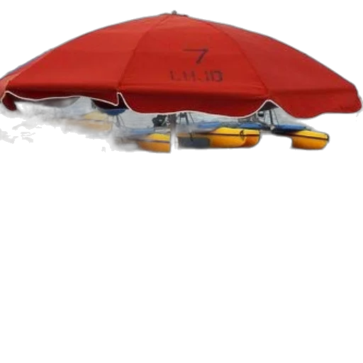 umbrella, hat, car, weapon, 3d render, concept art, red, number transparent PNG cut-out