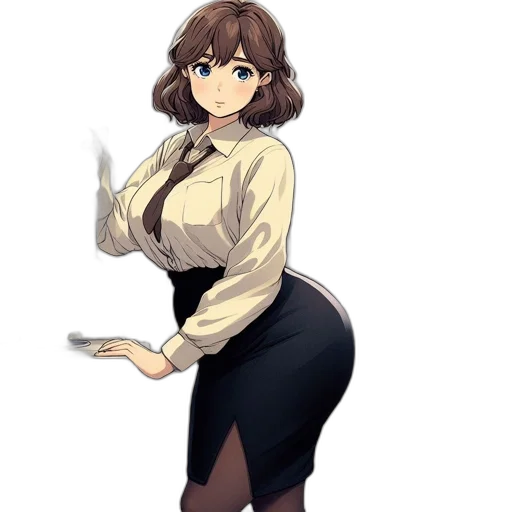 staff, dress, weapon, flower, anime, concept art, pixel art, cartoon transparent PNG cut-out